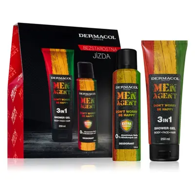 Dermacol Men Agent Don´t Worry Be Happy ajándékszett testre uraknak