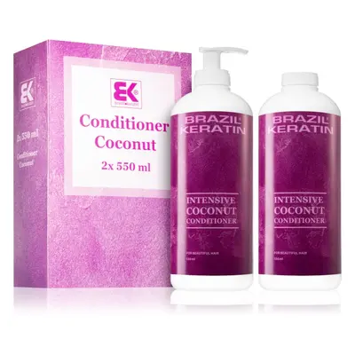 Brazil Keratin Coconut Conditioner takarékos kiszerelés (a táplálásért és hidratálásért)