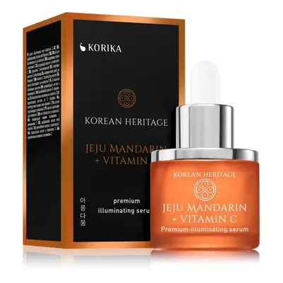 KORIKA Korean Heritage Jeju Mandarin + Vitamin C Premium Illuminating Serum bőr szérum (élénkítő