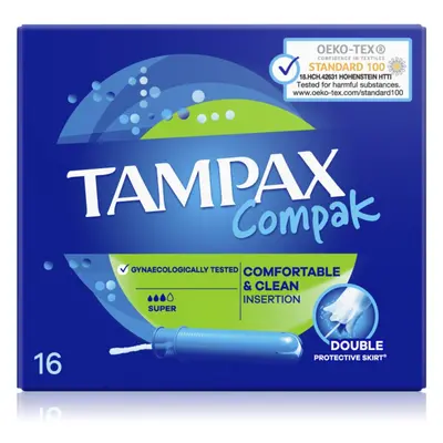 Tampax Compak Super tamponok applikátorral 16 db