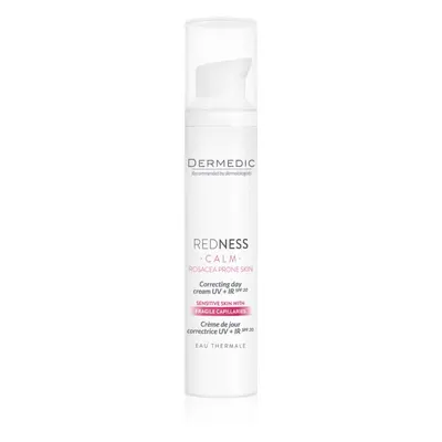 Dermedic Redness Calm korrekciós krém az érzékeny, vörösödésre hajlamos bőrre SPF 20 40 ml