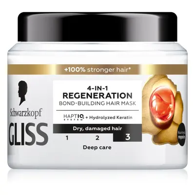 Schwarzkopf Gliss Total Repair regeneráló maszk száraz és sérült hajra 400 ml