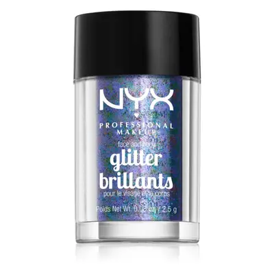 NYX Professional Makeup Face & Body Glitter Brillants Arc és test csillám árnyalat 11 Violet 2.5