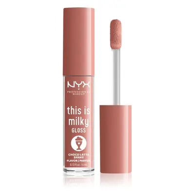 NYX Professional Makeup This is Milky Gloss Milkshakes hidratáló ajakfény illatosított árnyalat 