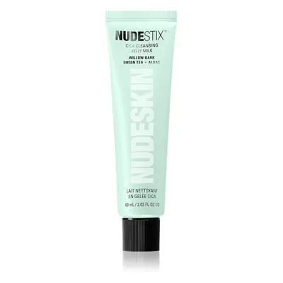 Nudestix Nudeskin Cica Cleansing Jelly Milk arctisztító és szemfestéklemosó gél az arcbőr megnyu