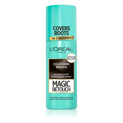 L’Oréal Paris Magic Retouch azonnali hajtőszínező spray árnyalat Cold Dark Brown 75 ml