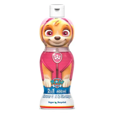 Nickelodeon Paw Patrol Shower Gel & Shampoo tusfürdő gél és sampon 2 in 1 gyermekeknek Skye 400 