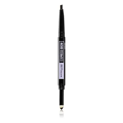 MAYBELLINE NEW YORK Express Brow Satin Duo ceruza és púder szemöldökre duo árnyalat 04 - Dark Br