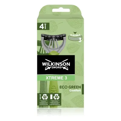 Wilkinson Sword Xtreme 3 Eco Green eldobható borotvák uraknak 4 db