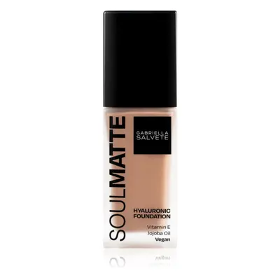 Gabriella Salvete SoulMatte tartós alapozó matt hatással árnyalat 05 Tan Warm 30 ml