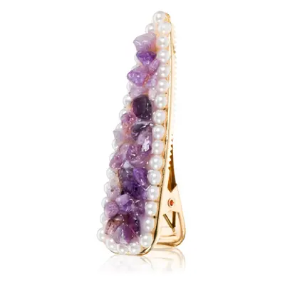 Crystallove Amethyst Hair Clip hajcsat 1 db