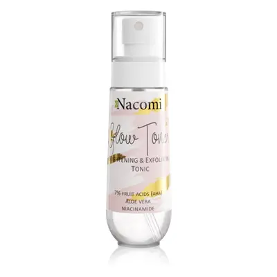 Nacomi Glow Toner élénkítő tonik A.H.A.-val (Alpha Hydroxy Acids) 80 ml