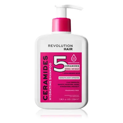 Revolution Haircare 5 Ceramides + Hyaluronic Acid hidratáló sampon ceramidokkal 236 ml