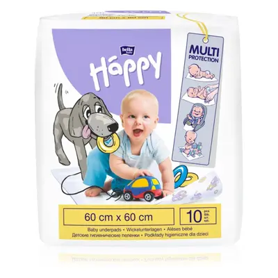 Bella Baby Happy SIze L eldobható pelenkázó-alátétek 60x60 cm 10 db