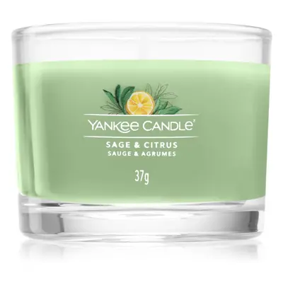 Yankee Candle Sage & Citrus viaszos gyertya Signature 37 g