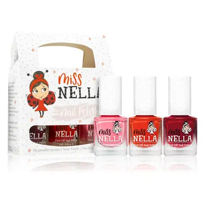 Miss Nella Peel Off Nail Polish Set körömlakk szett