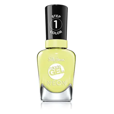 Sally Hansen Miracle Gel™ géles körömlakk UV/LED lámpa használata nélkül árnyalat 055 Lemon Chil