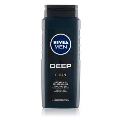 NIVEA MEN Deep fürdőgél férfiaknak 500 ml