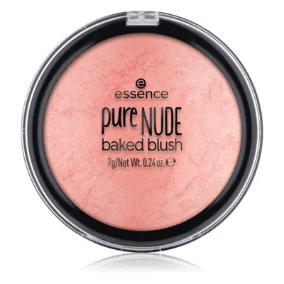 Essence pure NUDE baked púderes arcpír árnyalat 01 Shimmery Rose 7 g