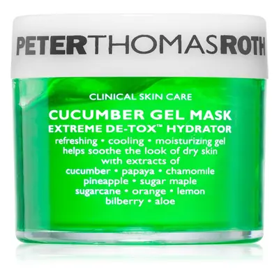 Peter Thomas Roth Cucumber De-Tox Gel Mask hidratáló gél maszk az arcra és a szem környékére 50 