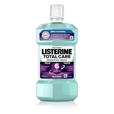 Listerine Total Care Sensitive szájvíz az érzékeny fogak komplett védelméért 500 ml