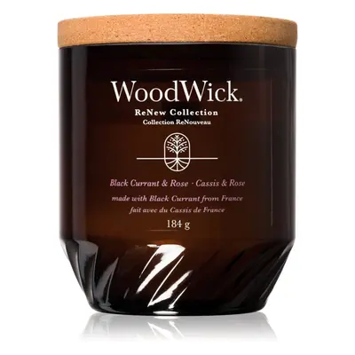 Woodwick Black Currant & Rose illatgyertya 184 g