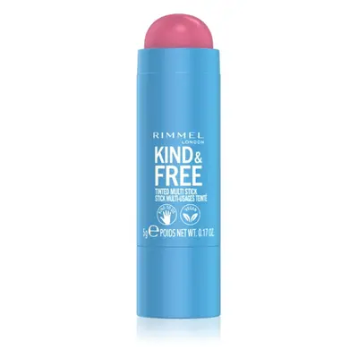 Rimmel Kind & Free multifunkcionális smink a szemre, az ajkakra és az arcra árnyalat 003 Pink He