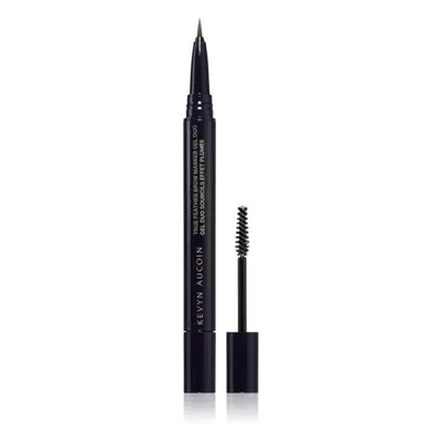 Kevyn Aucoin True Feather Brow Marker Gel Duo szemöldök fixáló kefével árnyalat Ash Blonde 0,4 m