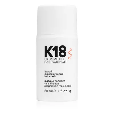 K18 Molecular Repair Hair Mask öblítést nem igénylő hajkúra 50 ml