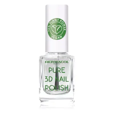 Dermacol Pure 3D körömlakk árnyalat 01 Crystal Clear 11 ml