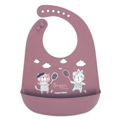 Canpol babies Bonjour Paris Bibs előke Pink 1 db