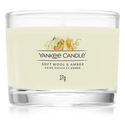 Yankee Candle Soft Wool & Amber viaszos gyertya 37 g