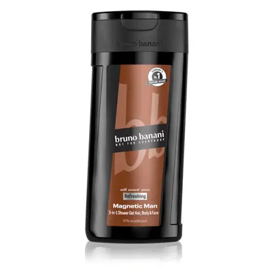 Bruno Banani Magnetic Man parfümös tusfürdő 3 az 1-ben uraknak 250 ml