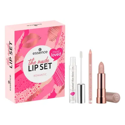 essence The Nude Lip Set ajándékszett Romantic(az ajkakra)