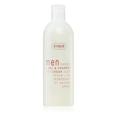 Ziaja Men sampon és tusfürdő gél 2 in 1 Red Cedar 400 ml