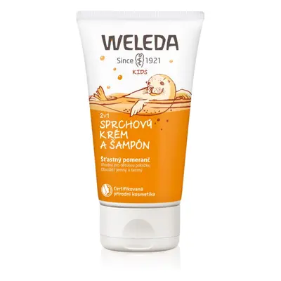 Weleda Kids Happy Orange tusoló krém és sampon gyermekeknek 2 az 1-ben 150 ml