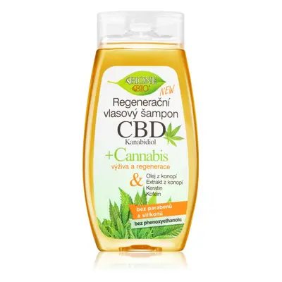 Bione Cosmetics Cannabis CBD regeneráló sampon CBD-vel 260 ml