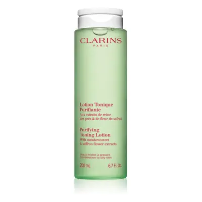 Clarins Cleansing Purifying Toning Lotion tisztító tonik kombinált és zsíros bőrre 200 ml