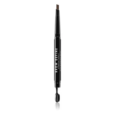 MUA Makeup Academy Brow Define szemöldök ceruza kefével árnyalat Dark Brown 0,25 g