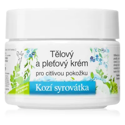 Bione Cosmetics Kozí Syrovátka tápláló krém az arcra és a testre az érzékeny bőrre 260 ml