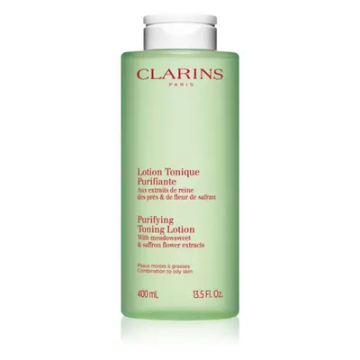 Clarins Cleansing Purifying Toning Lotion tisztító tonik kombinált és zsíros bőrre 400 ml