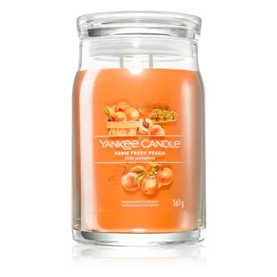 Yankee Candle Farm Fresh Peach illatgyertya Signature 567 g