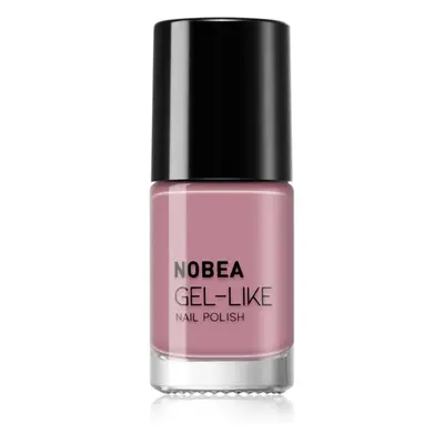 NOBEA Day-to-Day Gel-like Nail Polish körömlakk géles hatással árnyalat Rouge #N03 6 ml