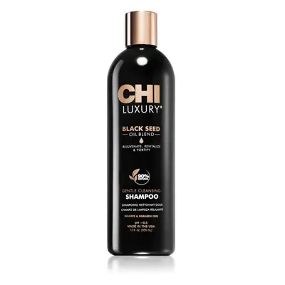 CHI Luxury Black Seed Oil Gentle Cleansing Shampoo finom állagú tisztító sampon 355 ml