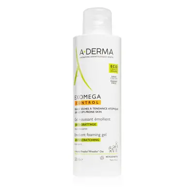 A-Derma Exomega Control Emollient Foaming gel hidratáló habzó gél száraz és atópiás bőrre 500 ml