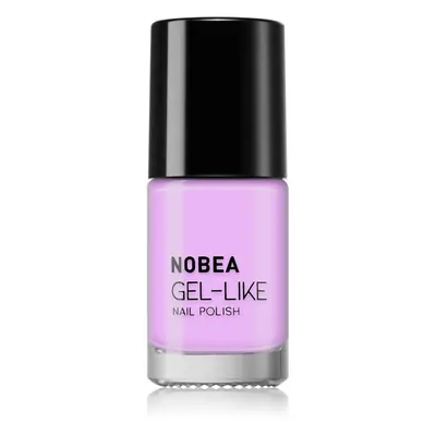 NOBEA Day-to-Day Gel-like Nail Polish körömlakk géles hatással árnyalat #N69 Sweet violet 6 ml