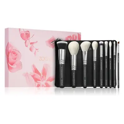 ZOEVA The Complete Brush Set Ecsetkészlet táskával 9 db