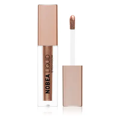 NOBEA Metal Liquid Eyeshadow folyékony szemhéjfesték árnyalat Coffee #E04 4 ml