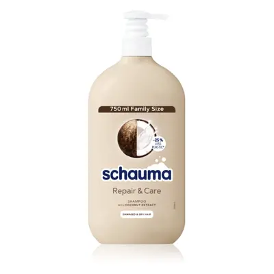 Schwarzkopf Schauma Repair & Care sampon száraz és sérült hajra kókuszzal 750 ml