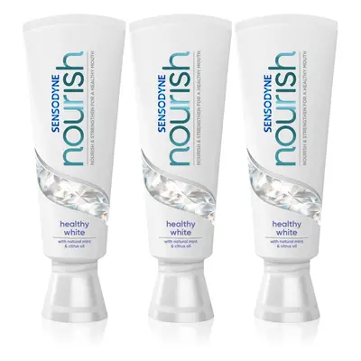 Sensodyne Nourish Healthy White bioaktív fogpaszta fluoriddal 3x75 ml